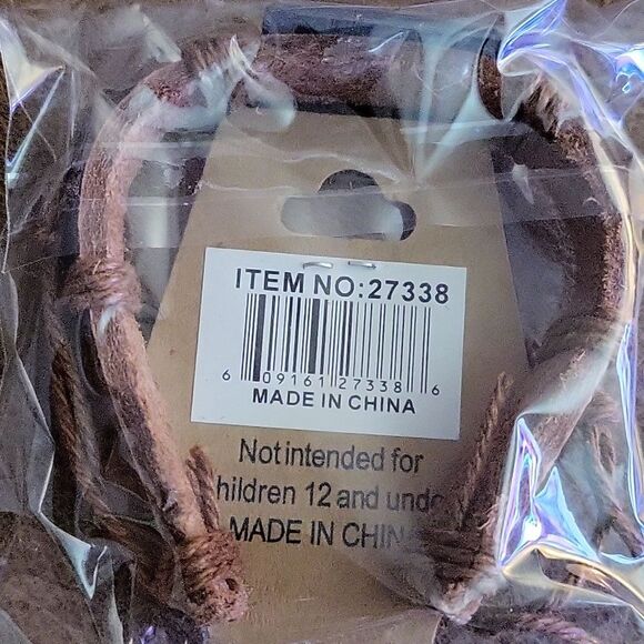 Rust Real Leather βοΈ I Love π Jesus βοΈ Bracelets π Adjustable Unisex Easterπ - Picture 2 of 2